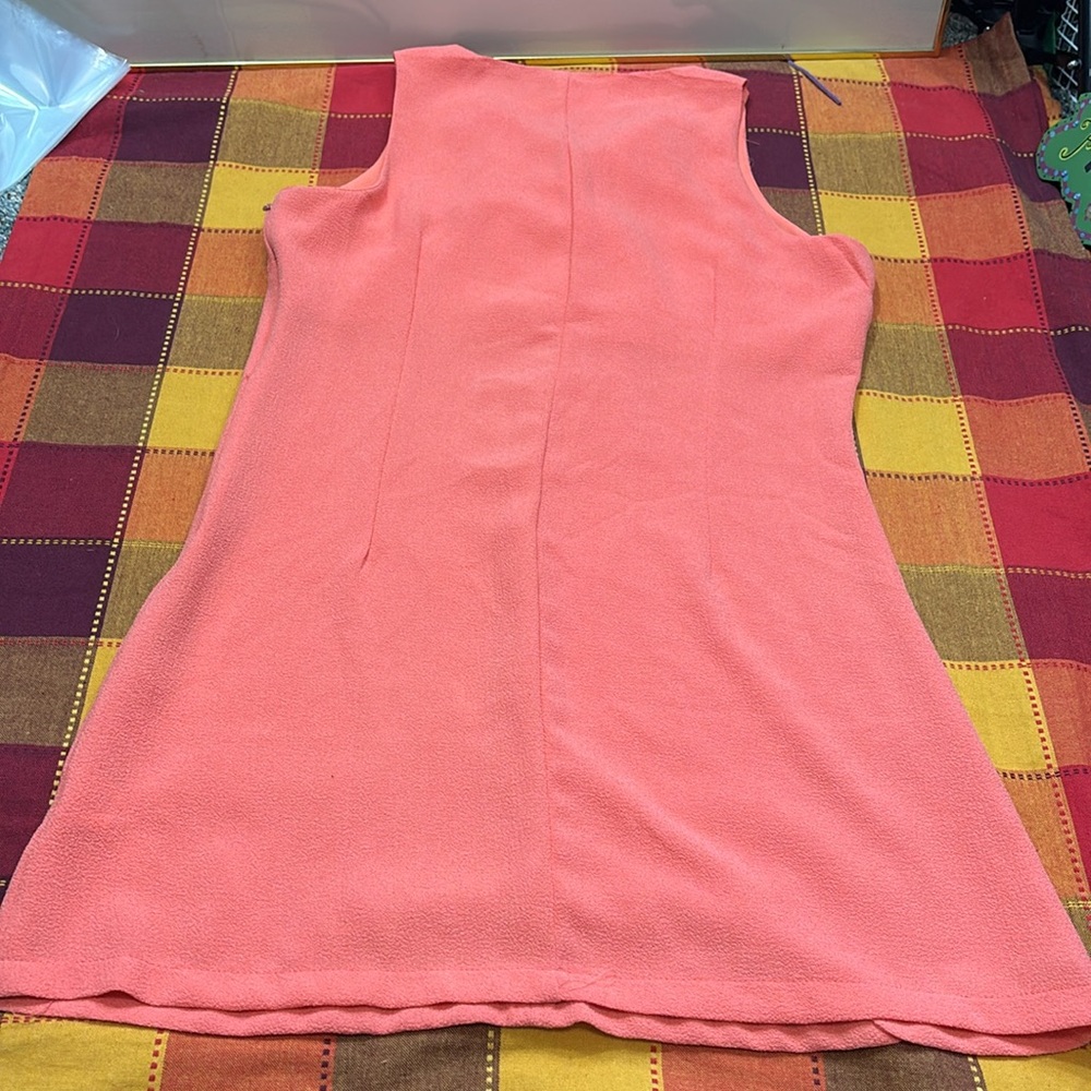 Coral Sleeveless Lace-Up dress - Picture 12 of 12